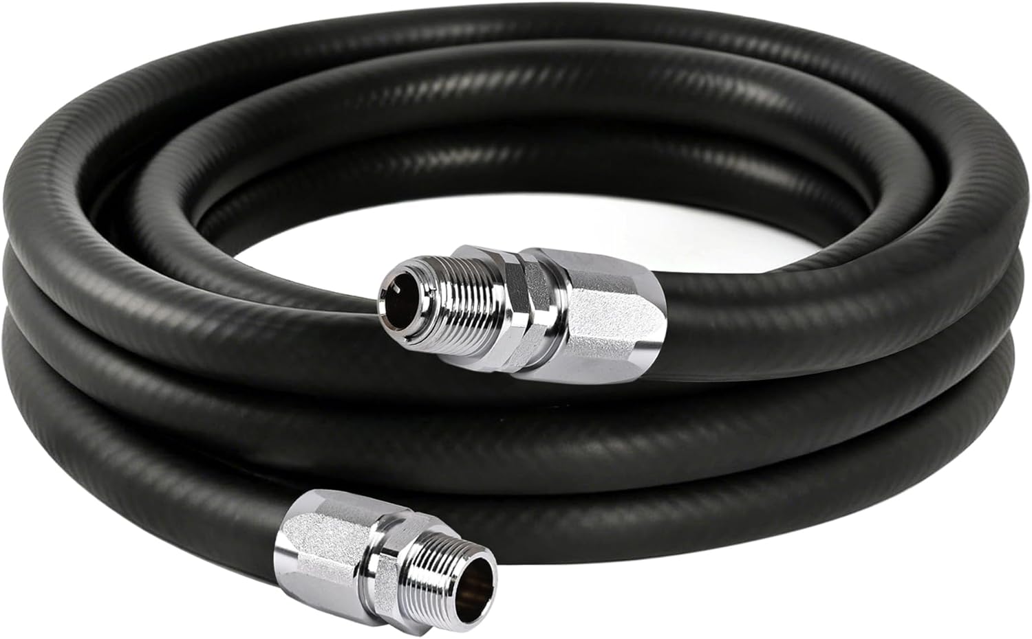 3/4" Fuel Transfer Hose 20FT, Farm Fuel Pump Hose with Swivel Crimp Fitting, for Diesel, Gasoline, Kerosene, Biodiesel, Compatible with Transfer Pumps & Tanks