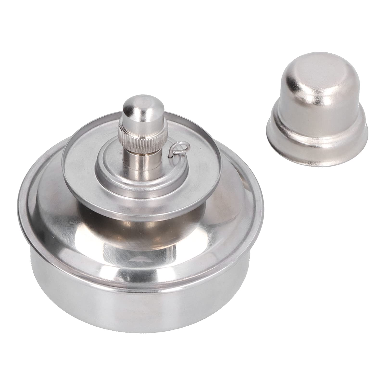 KELFEEAO 100ml Alcohol Lamp Burner Stainless Steel Explosion-Proof Lab Lamp Adjustable Bunsen Burner Lab Equipment for Laboratory