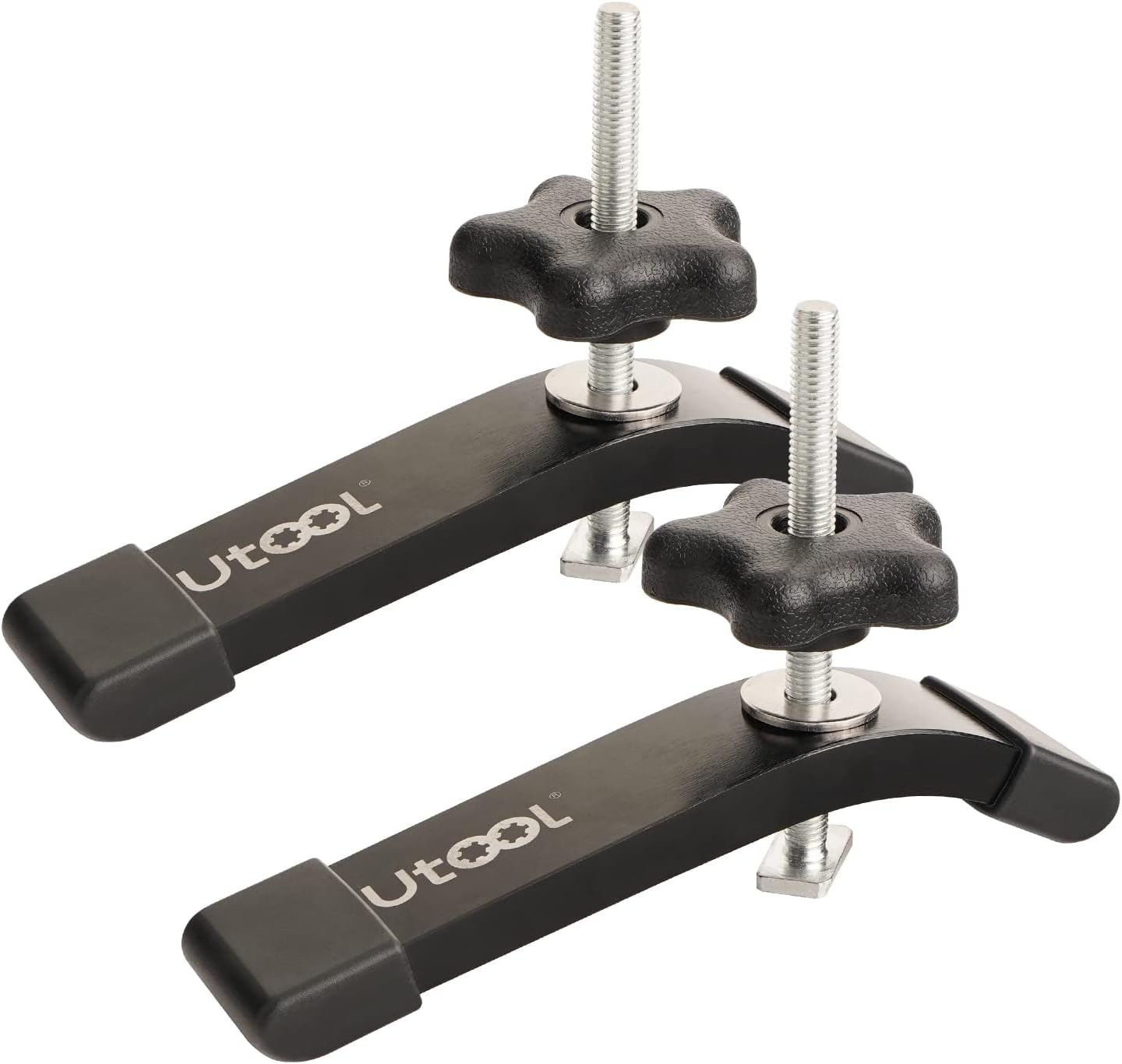 UTOOL2 Pack T-Track Hold Down Clamps Kit, 5-1/2" L x 1-1/8" Width, blue