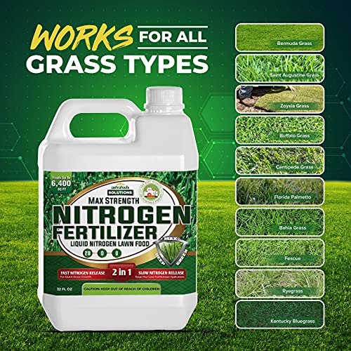 PetraTools Liquid Nitrogen Fertilizer, 2800 High Liquid Nitrogen Spray For All Grass Types