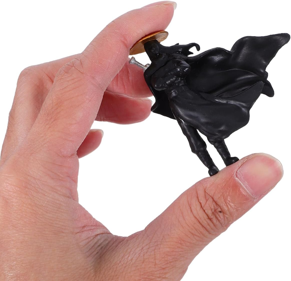 Homoyoyo 2pcs Miniature Ninja Figurines - Resin Zen Garden Statues - Tiny Samurai Kimono Models for Home