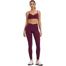 MOOSLOVER Women 2 Piece Yoga Set High Waist Leggings and Sports Bra Buttery Soft Stretch Athleisure Workout Outfit