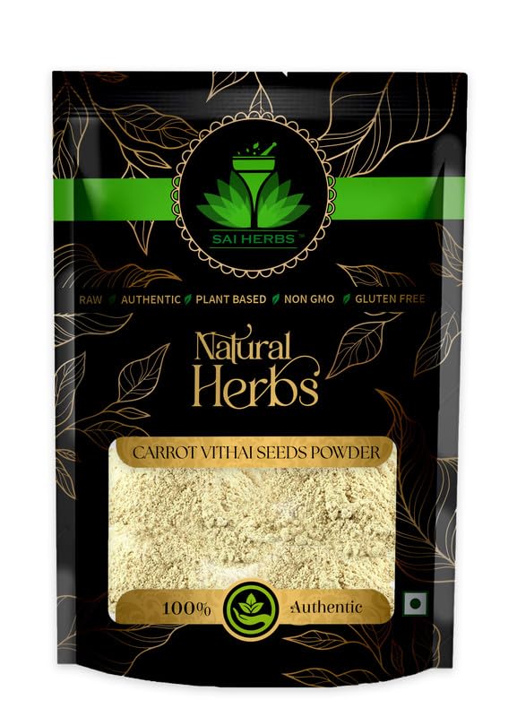 SAI HERBS Carrot Vithai Seeds Powder - Wild Carrot Seed Powder - Pure & Natural (250 Grams) (B0C8PNKVC6) Amazon Price History, Amazon Price Tracker