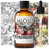 HIQILI Strawberry Fragrance Oil for Diffuser Use, Great for Candle, Soap, Body Butter Making, DIY Fruity Scent Perfume - 1 Fl Oz