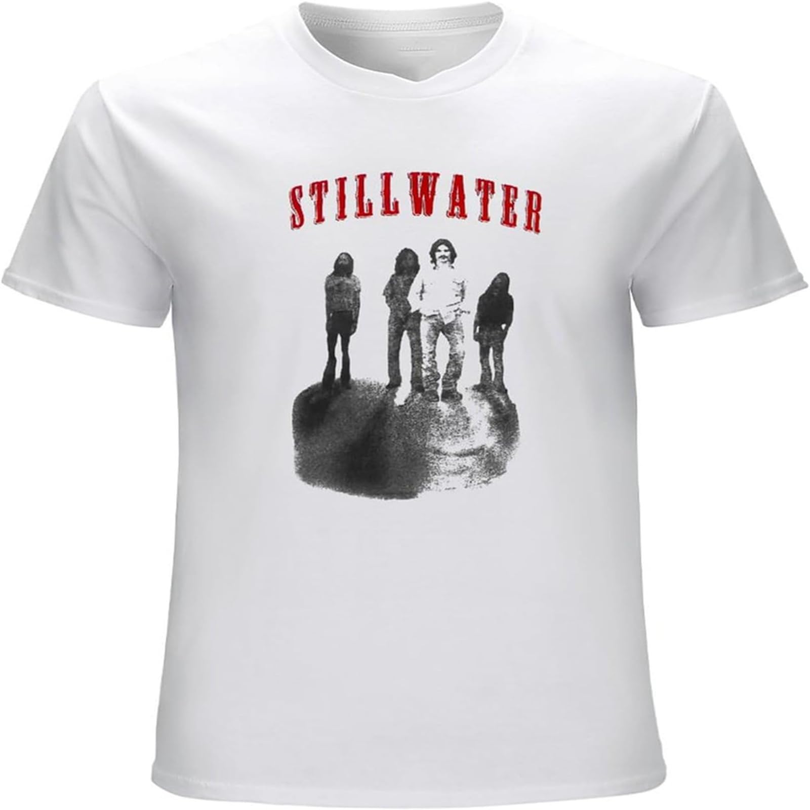 Stillwater Almost Famous Movie Band Tour Unisex T-Shirts Graphic Print Mens Tee Shirt White M