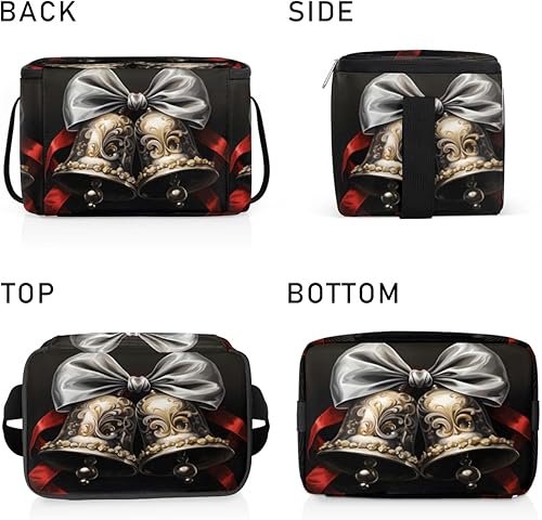 Miniatura 4 de The Christmas Interesting Style Insulated Lunch Bag Women Reusable Lunch Tote Square Meal Bag for Adults Men Cooler Lunch Box for Work Travel Picnic