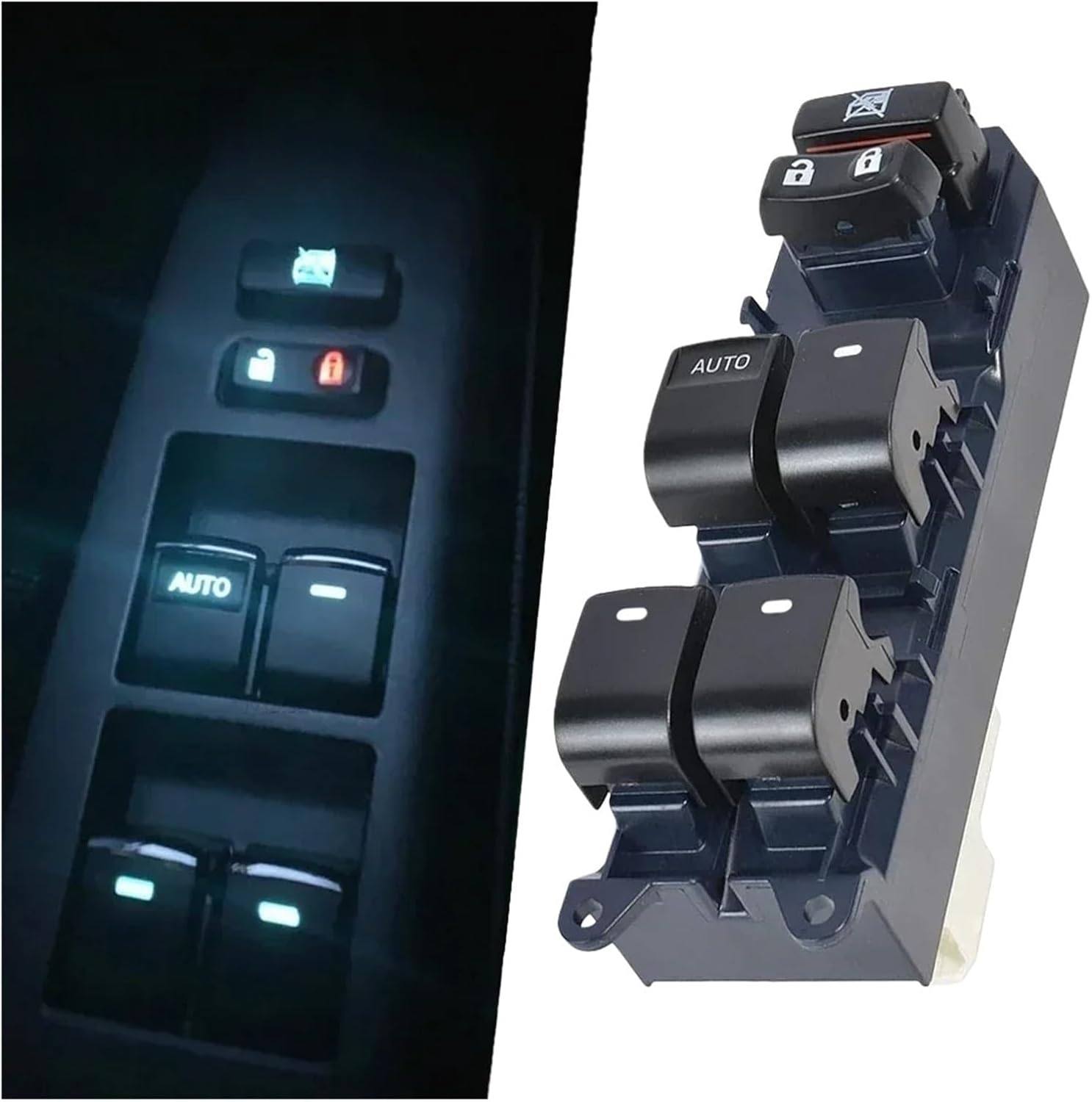 Front Left Electric Power Window Master Control Switch 84820-06100 Compatible For Toyota Corolla 2007-2014