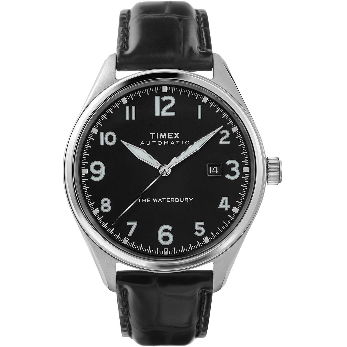 Timex Automatic Watch TW2T69600, Negro, Correa, Negro, Correa