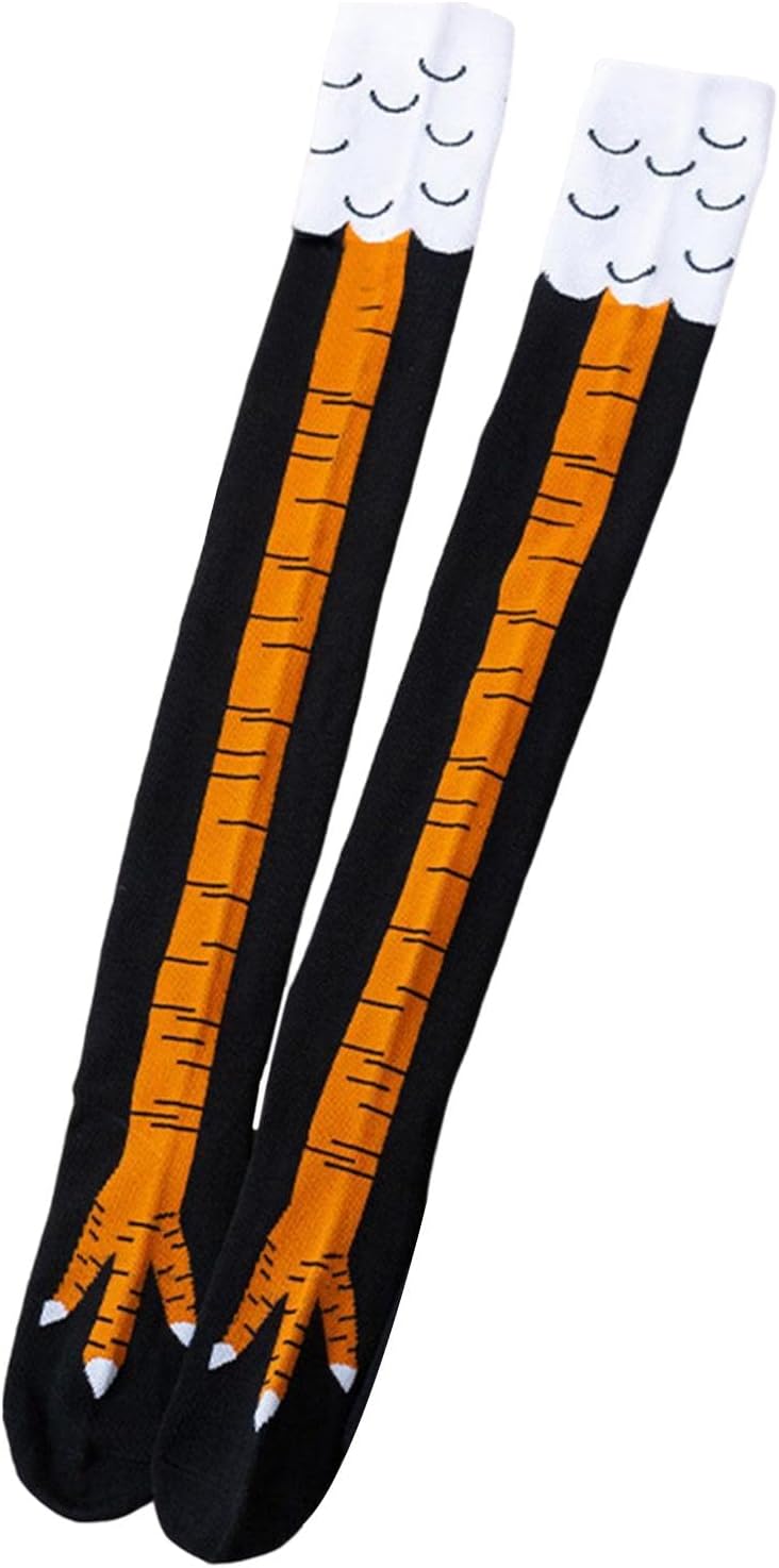 MYADDICTIONFun Chicken Feet Socks Modern Animal Paw Pattern for Gifting Halloween Gifts 55cm Clothing Shoes & Accessories | Womens Clothing | Socks