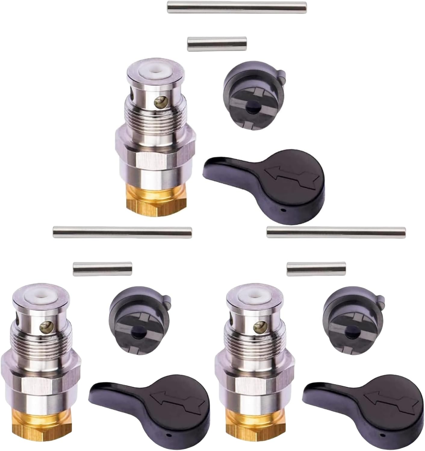 3pk 235014 Prime Spray Valve Drain Valve, Replaces for Graco 395 Prime Spray Valve, Fits Graco 210 230 295 390 395 490 495 595 3400 Airless Paint Sprayer