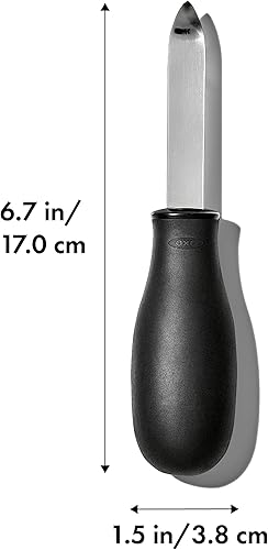 Miniatura 2 de Cuchillo para ostras con mango antideslizante OXO Good Grips Cuchillo Oyster 7 NegroPlateado