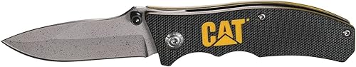 Caterpillar CAT980003 Caterpillar Linerlock, 2-3/8 pulgadas, mango G10 negro
