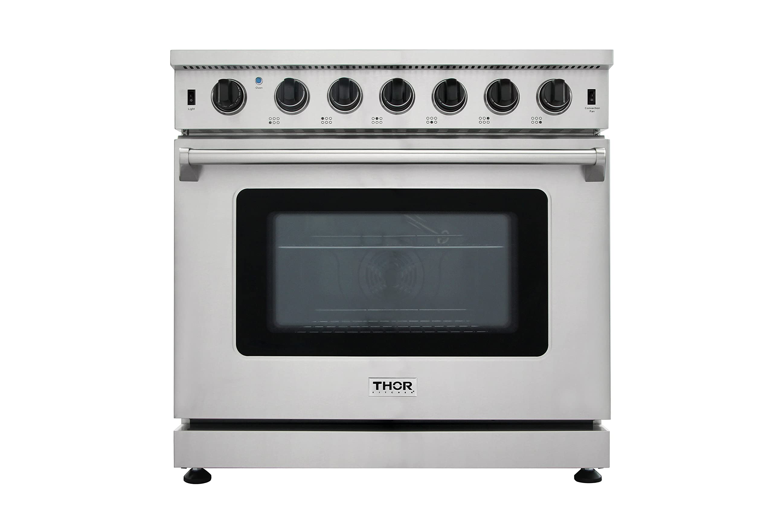 Buy Thor Kitchen 36inch Professional Range with 6 Burners, Cast Iron