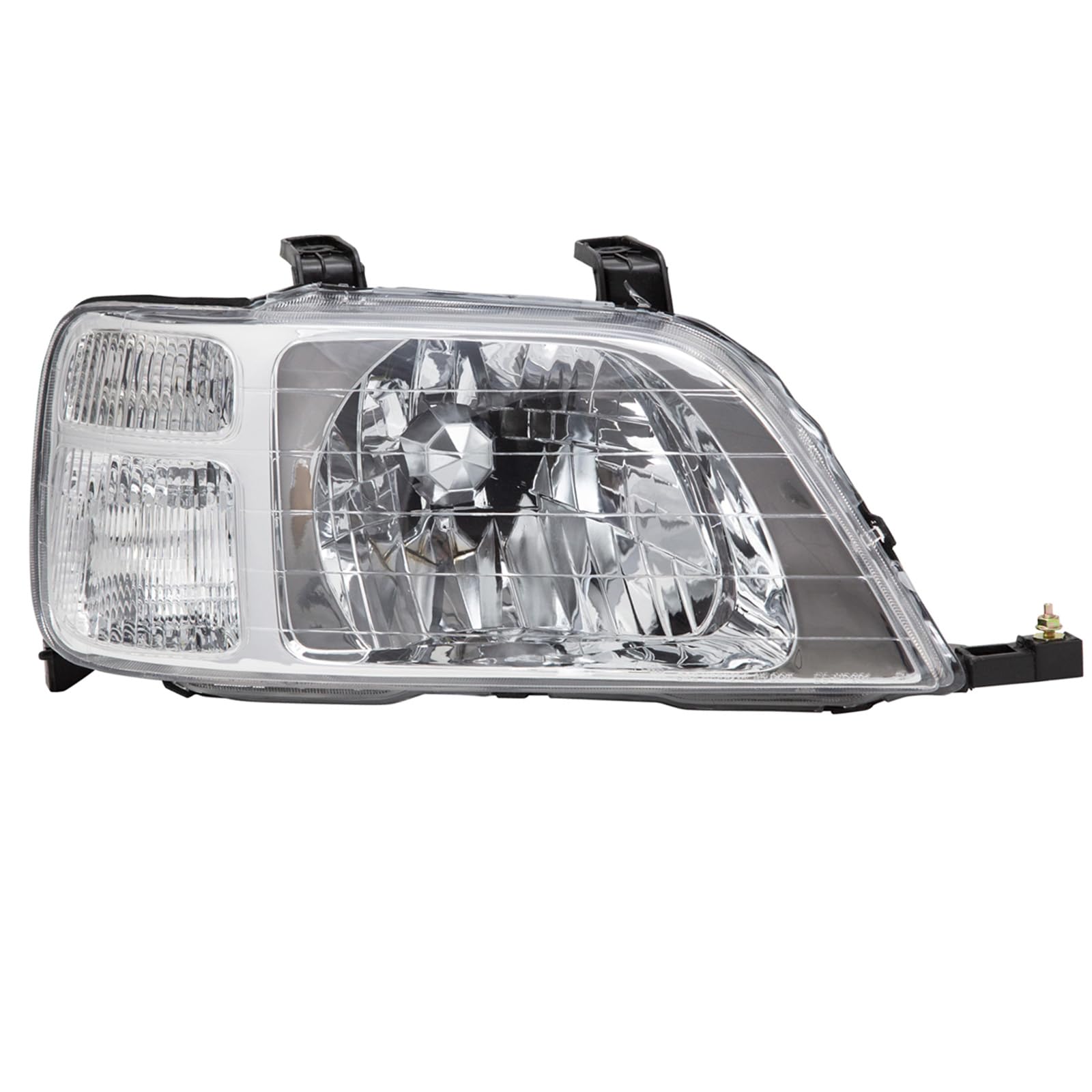 TRQ Passenger Side Headlight Assembly Compatible with 1997-2001 CR-V HO2502112 HO2503112