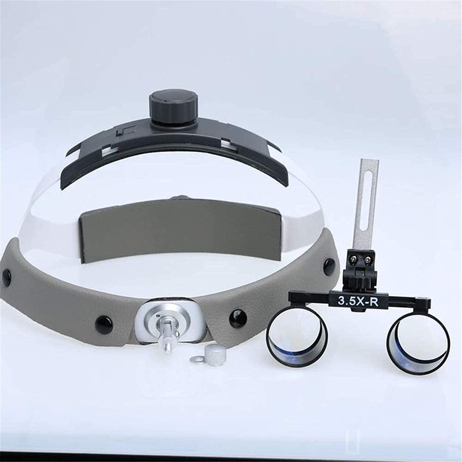 Lupa de Diadema, Lupa Digital de Mano, Lupa Frontal médica de 2,5/3,5 aumentos para odontología, cirugía, lupas binoculares de Diadema, Lupa para Profesionales médicos.
