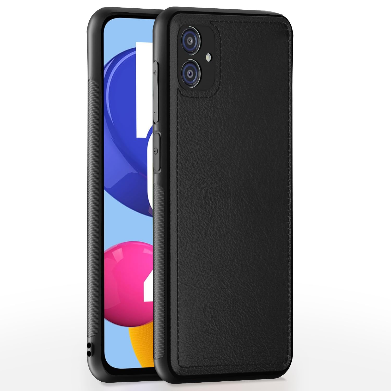 Pikkme Samsung Galaxy M04 Back Cover | Flexible Pu Leather | Full Camera Protection | Raised Edges | Super Soft-Touch | Bumper Case for Samsung Galaxy M04 (Black) (B0BW4T7N2J) Amazon Price History, Amazon Price Tracker
