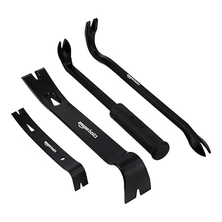 Amazon Basics Stemmeisen und Nagelzieher, 4 Stück
