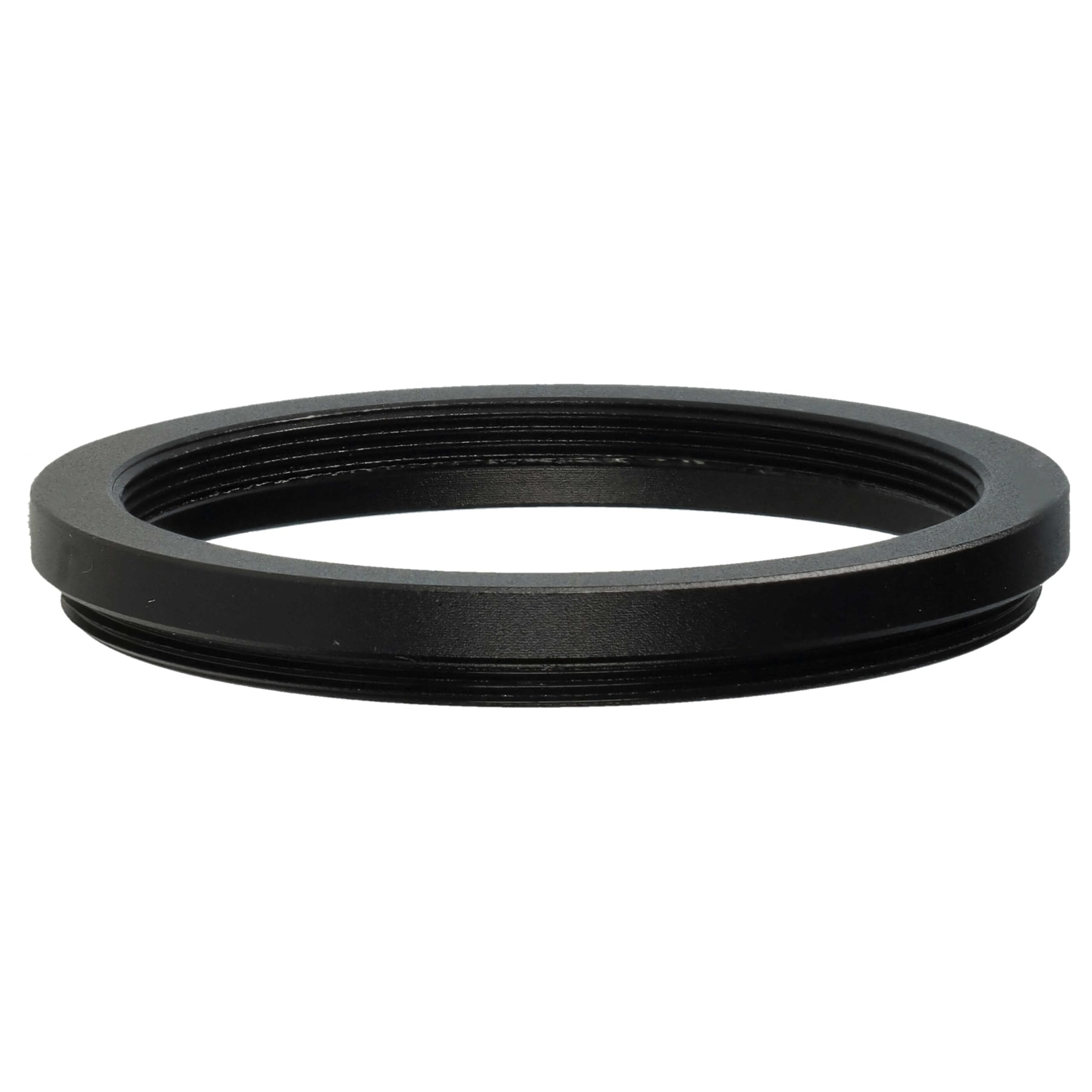 vhbw Pierścień adaptera filtra krokowego 49 mm do 43 mm do obiektywu aparatu - reduktor, czarny metal
