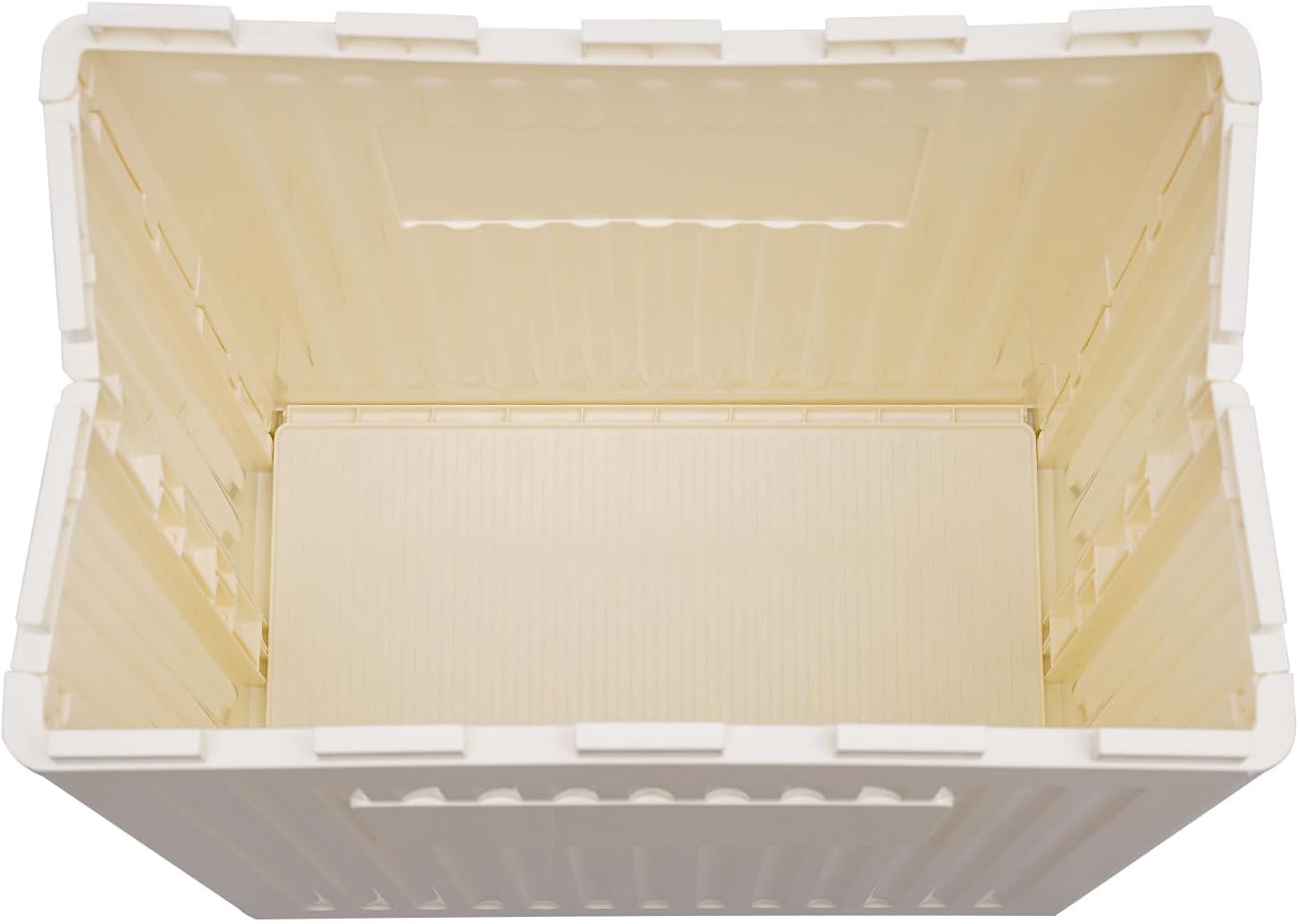 Collapsible Storage Bin with Lid Folding Storage Container and Simple-to-assemble Closet Organizer with Wheels to Store Clothes, Gym Equipment, Books, Dolls15.3x9.8x20.7 in