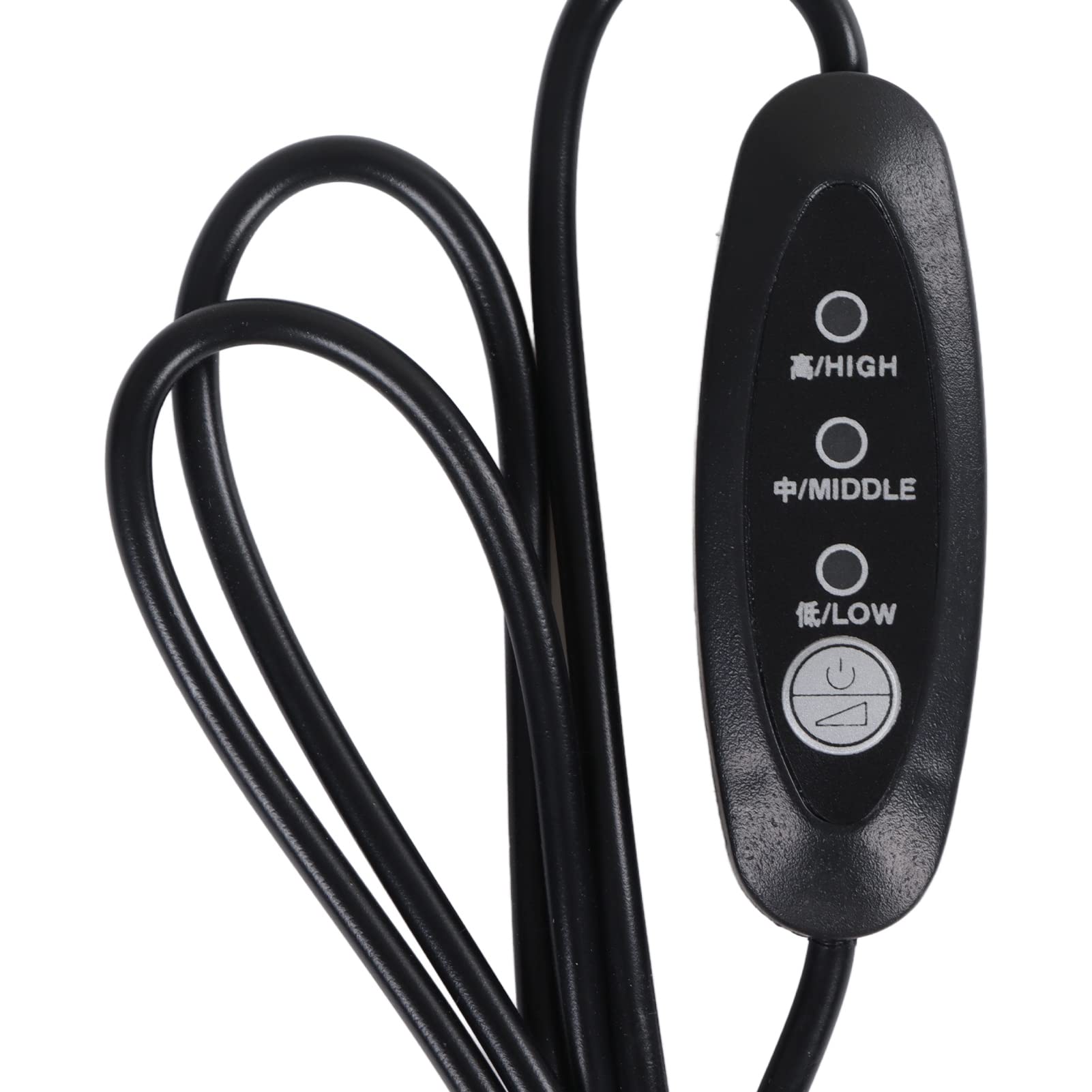 Heating Pad, 9W 5V 2A Dog Heating Pad 3 Temperature Control 37 X 47cm Long Service Life Foldable Fur Friend (Leopard Print)