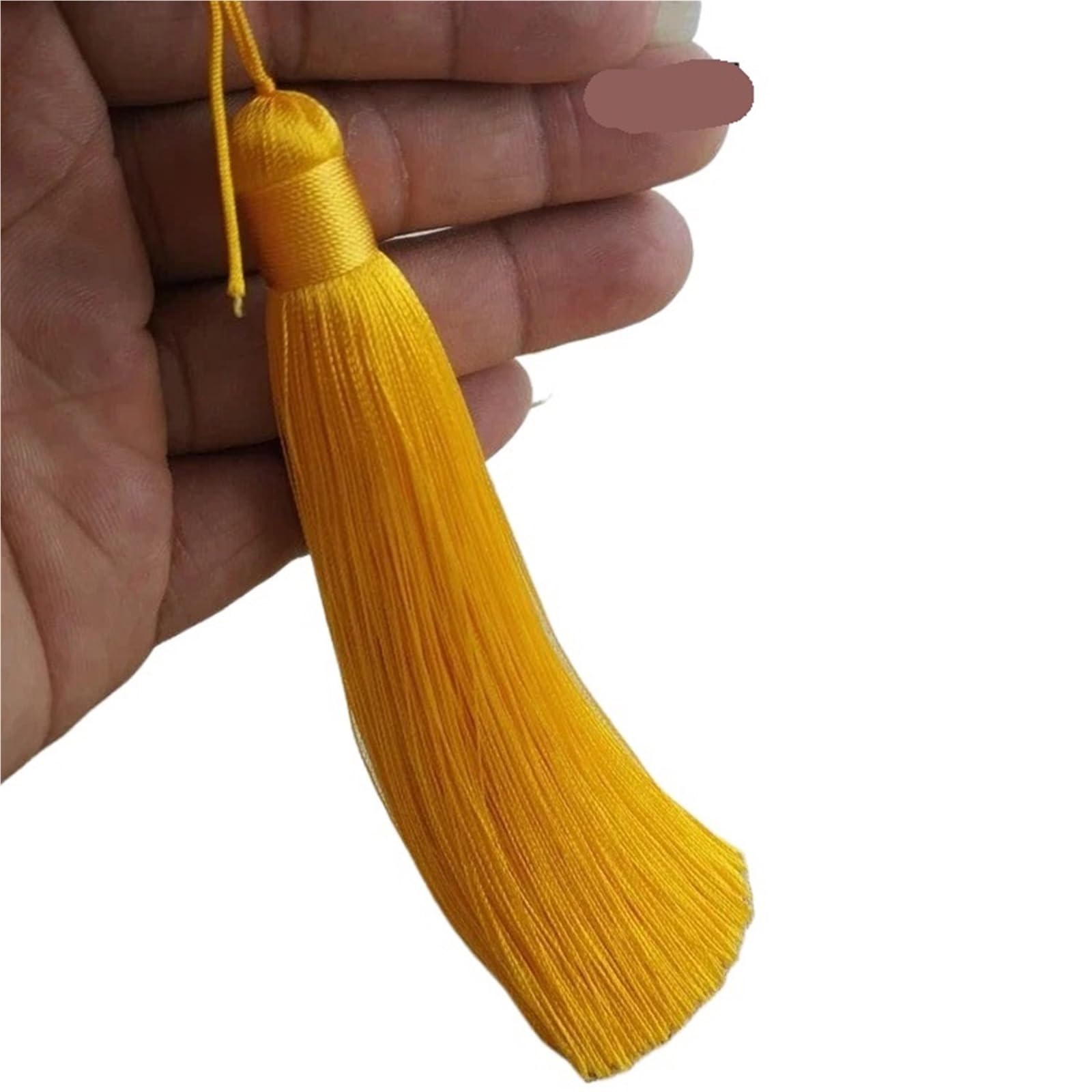 Silk Tassel Craft Decor, Silk Tassel Multicolor(Golden Yellow 12cm)