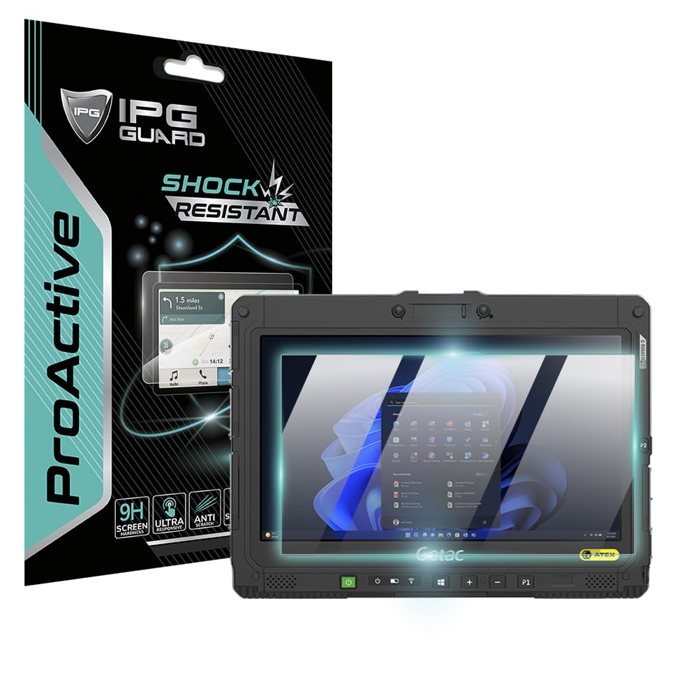 Écran tactile Getac K120-EX protégé des chocs et rayures 9H