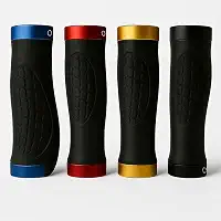 Par de Manoplas Ergonômicas para Guidão de Bicicleta MTB Speed com Trava – Conforto Antiderrapante, Estabilidade e Controle em Trilhas, Estradas, Passeios e Ciclismo Urbano Durável Bmx Bike