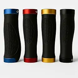 Par de Manoplas Ergonômicas para Guidão de Bicicleta MTB Speed com Trava – Conforto Antiderrapante, Estabilidade e Controle em Trilhas, Estradas, Passeios e Ciclismo Urbano Durável Bmx Bike
