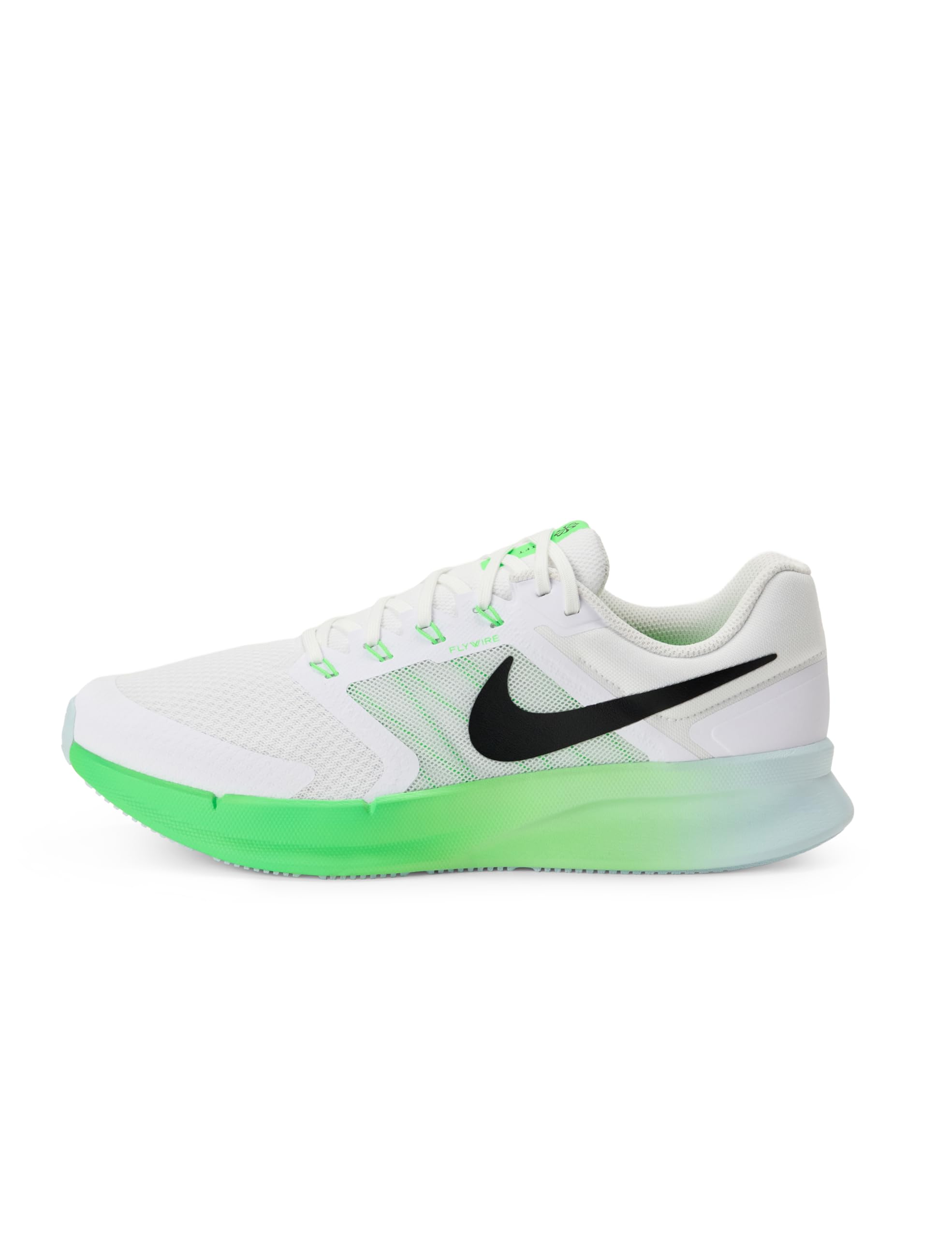 Nike Men's Winflo 11 Road Running Shoes 10 White/Black/Glacier Blue/Green Strike