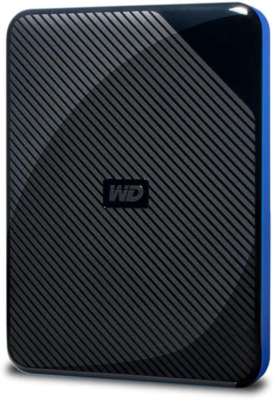 La unidad para juegos Western Digital de 4 TB funciona con el disco duro externo portátil Playstation 4 - Western DigitalBM1M0040BBK-WESN