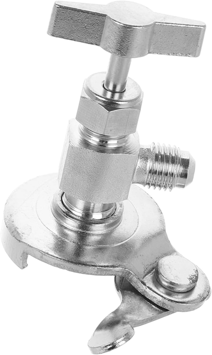 Refrigerant Can Tap Valve Tool Metal Opener for Efficient Refrigerant Dispensing Secure Connection for Automotive Systems Easy to Use and Maintain