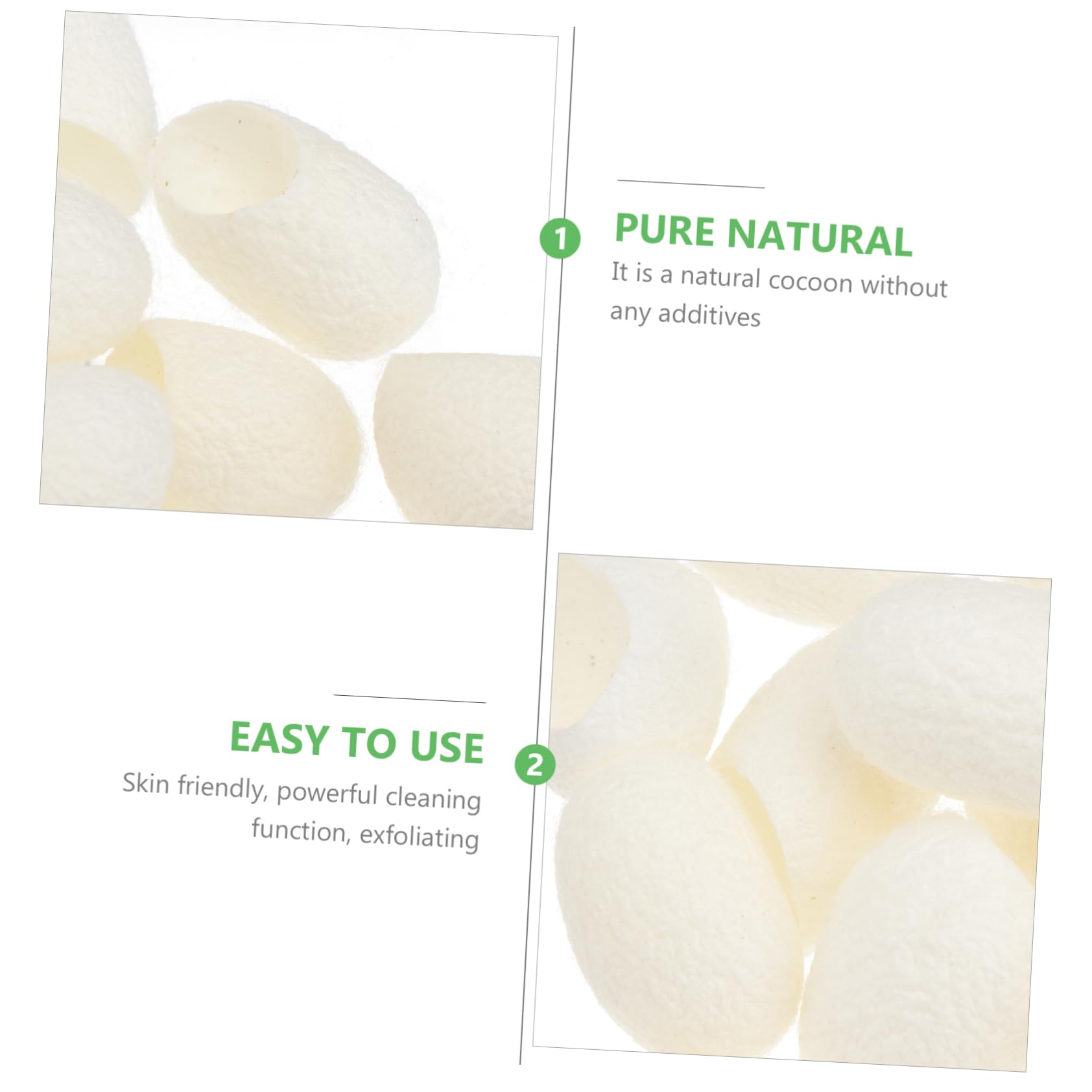 minkissy 300 Piezas Exfoliante De Puntos Negros Exfoliante Para El Cuidado De La Piel De Seda De Belleza A7 Limpieza De Seda Natural