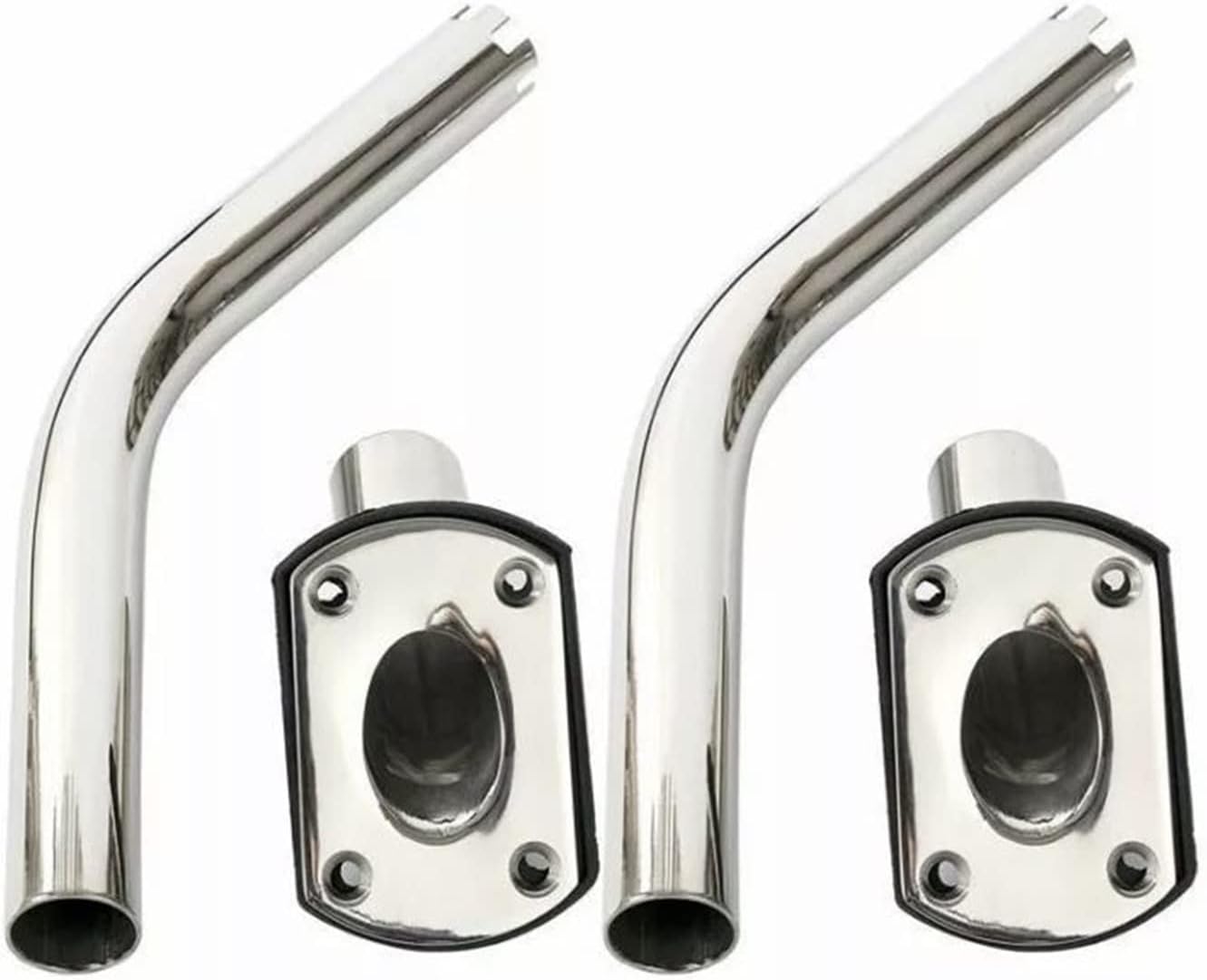 Fishing Rod Racks Boat Fishing Rod Holder Outrigger Stainless Steel Rod Pod Deck Mount With Base for Boat Yacht