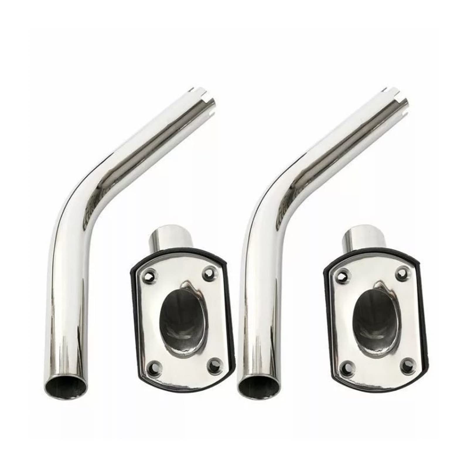 Łódź uchwyt wędkarski Holder Outrigger Stainless Steel Rod pod pokład z bazą Łatwy montaż