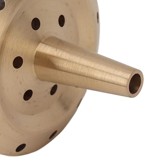 Miniatura 8 de Yctze Boquilla de fuente de agua, boquilla de fuente de latón, cabezal rociador de columna para estanque de jardín (G1 en 5.3 in)