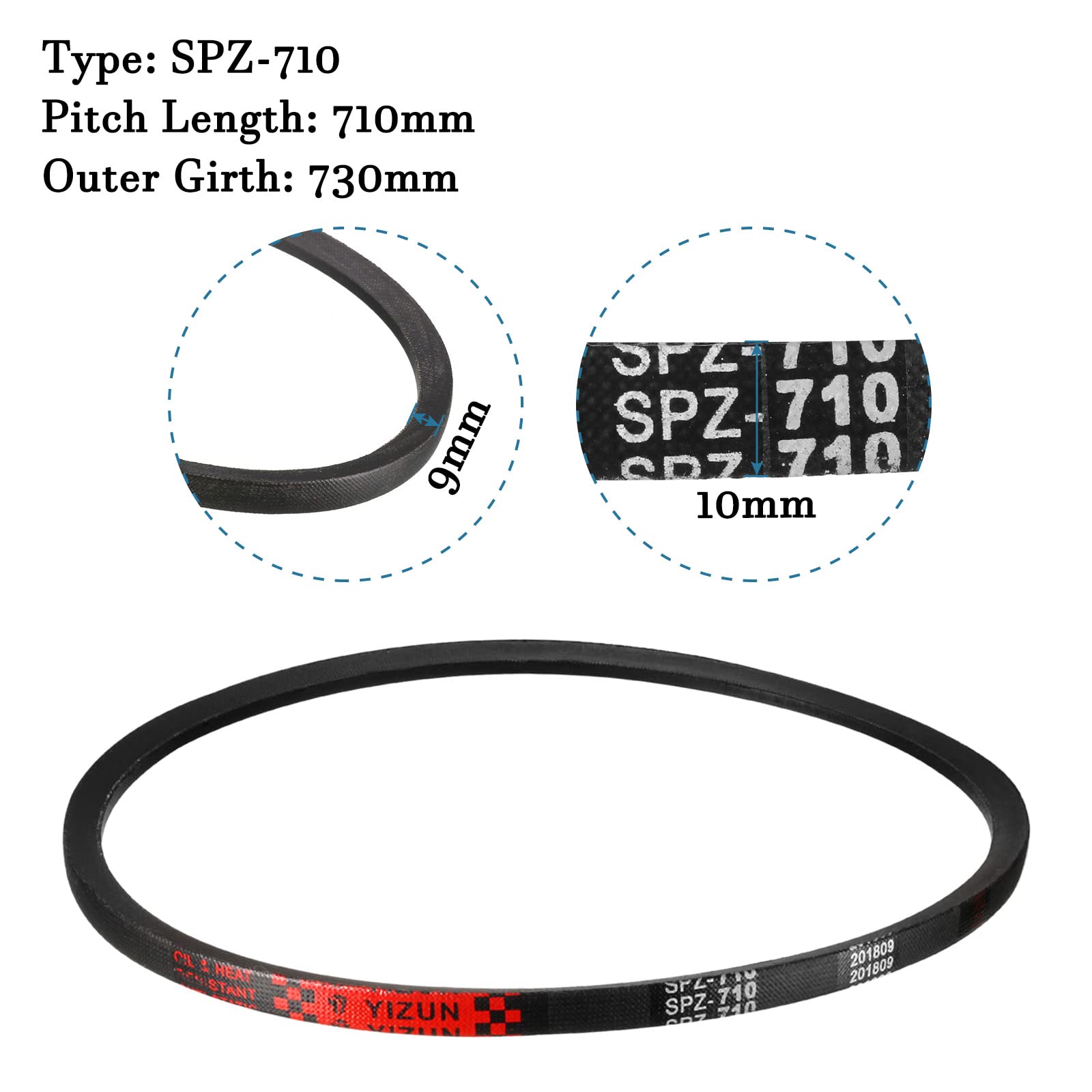 Cina Produttori Di Cinghie A V Normali Personalizzate E Fabbrica - Foto 2