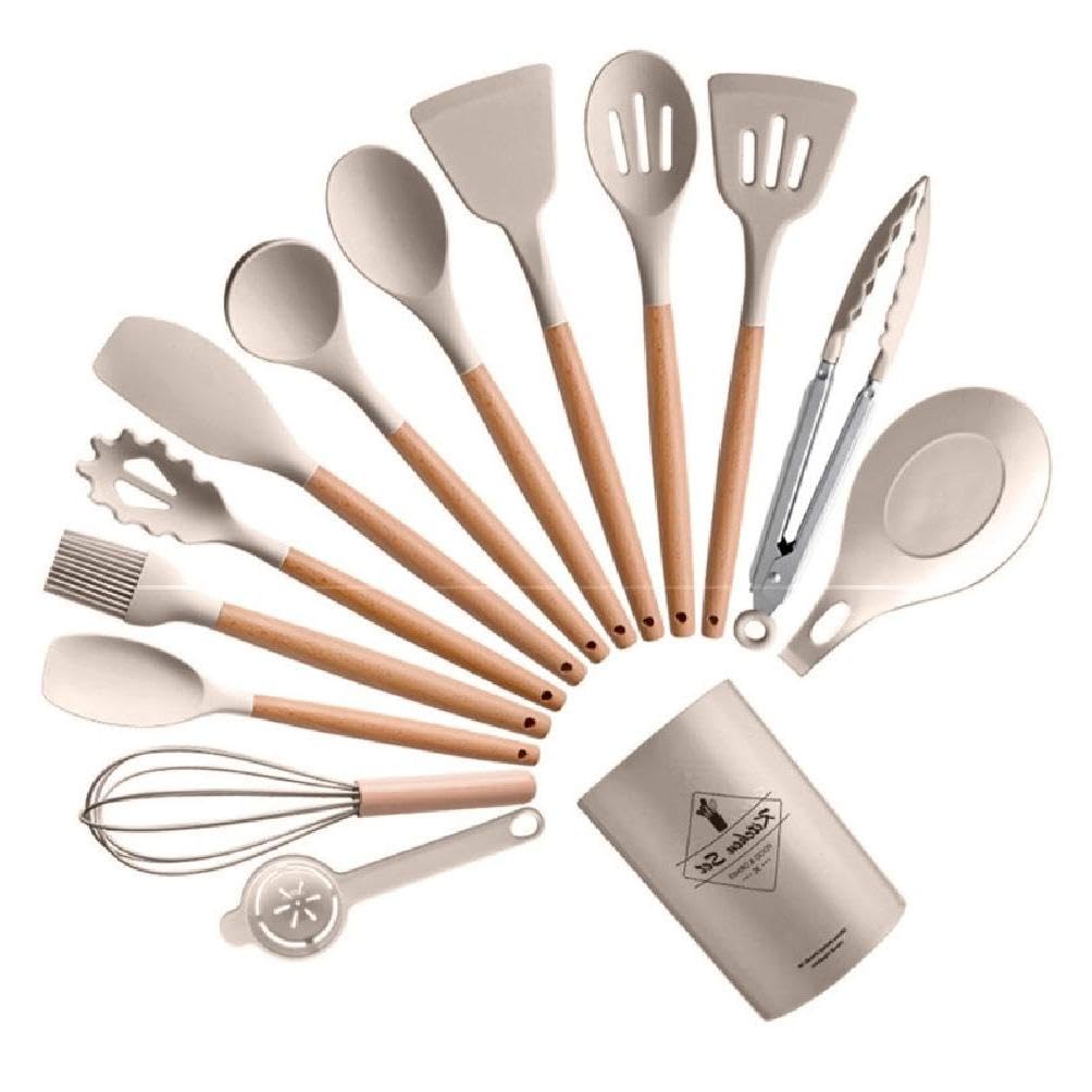 Ustensiles cuisine silicone antiadhésifs outils cuisson spatule pince
