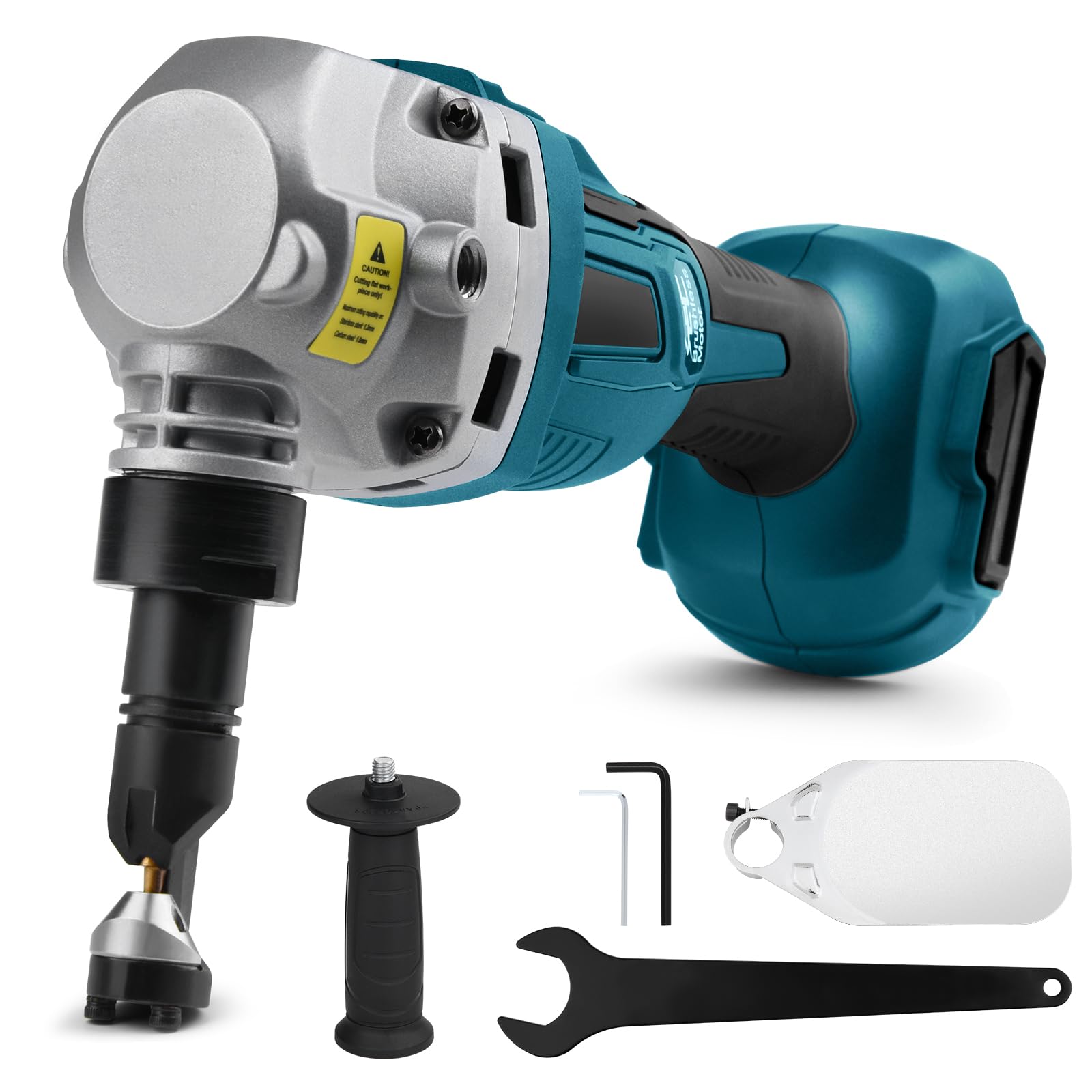 Photo 1 of Cordless Metal Nibbler for Makita 18V Battery, 800W Sheet Steel Cutter with 2200RPM Brushless Motor, 360 Degree Rotating Blades for Cutting Stainless Steel, Aluminium, Plastic (Battery not Included)