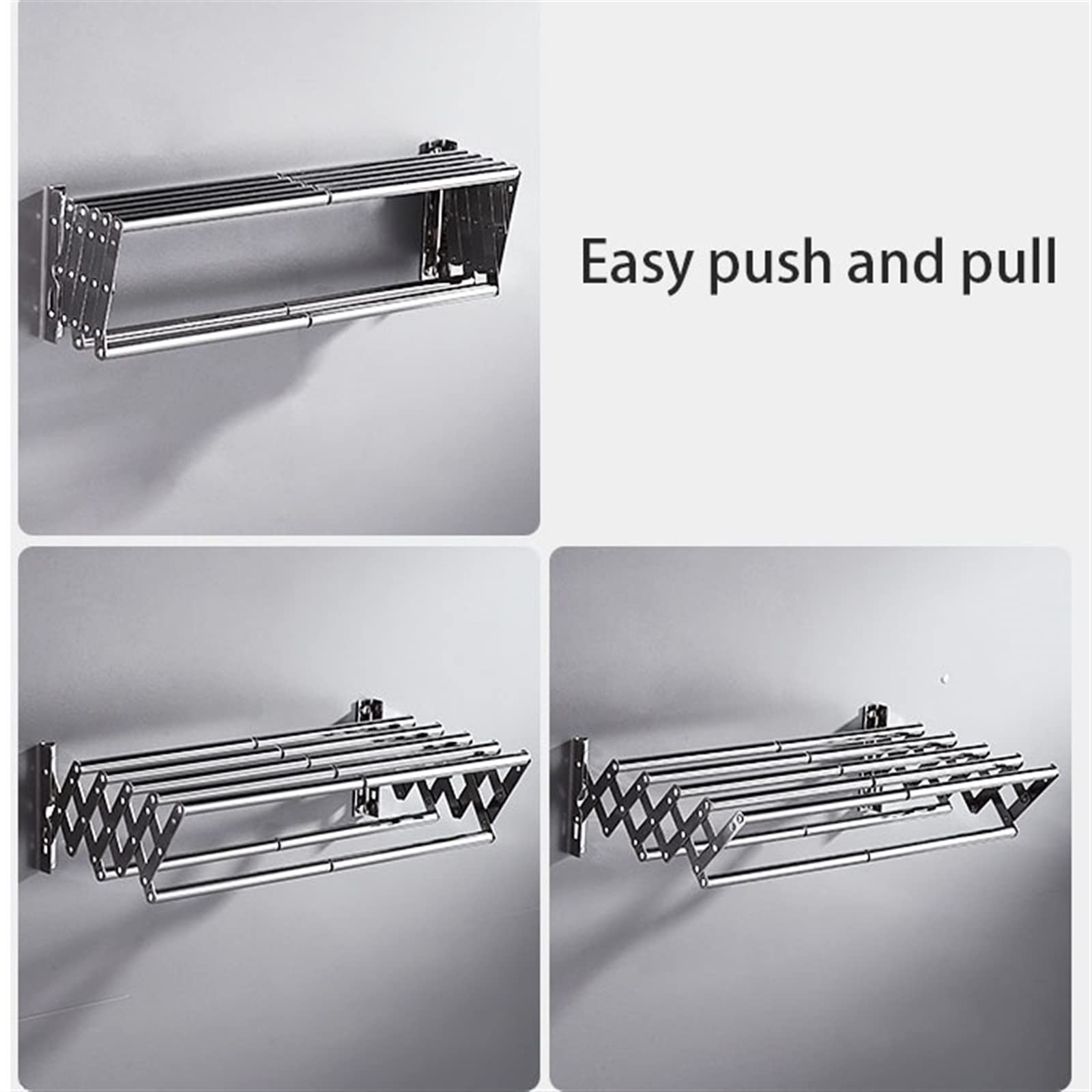 Este tendedero Plegable de Pared Extensible para Ropa, tendedero retráctil para Ropa, tendedero para Ropa, tendedero retráctil para Ropa, tendedero para Ropa, tendedero de Ropa, tendedero de