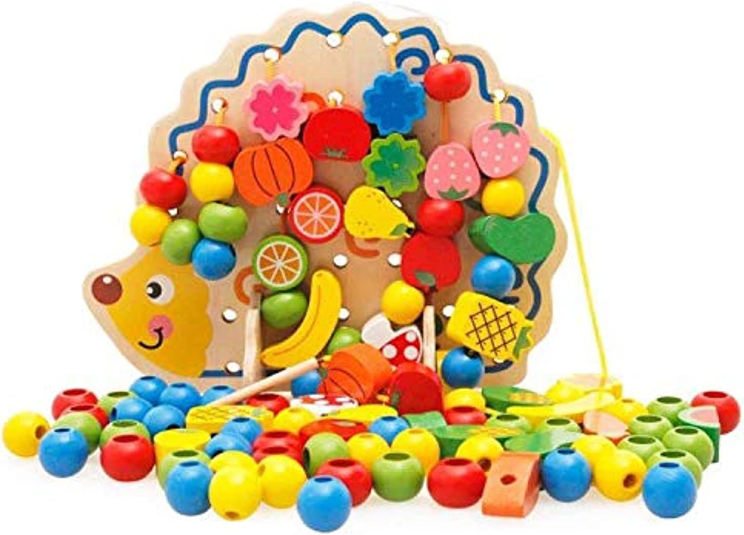 UKR Hedgehog Bead Educational Game Wooden