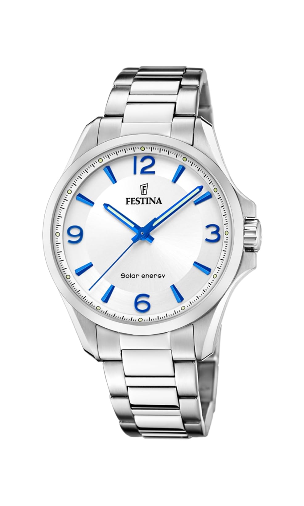 Festina Orologio Uomo F20656/1 Cab.Ace.Esf. - Analogico Al Quarzo, Cinturino In Acciaio Argento, Cronografo 11mm - 4