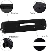 Vista 4 de EASTROCK Instrumento de melódica de 32 teclas de piano de aire, teclado soprano melódica con 2 boquillas, juegos de tubos, bolsa de transporte