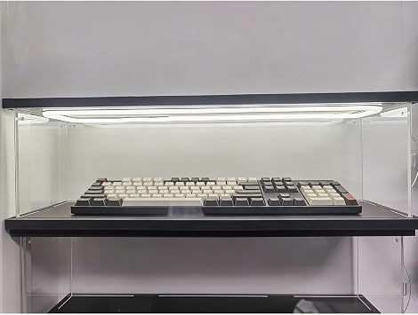 Figure Case Extra Large Acrylic Storage Box, Length 30cm, 45cm, 55cm, 60cm, 65cm, 75cm, 80cm Transparent Display Case Cube, Dustproof Organizer Box for Keepsake and Collection 40x30x30cm/16x12x12in