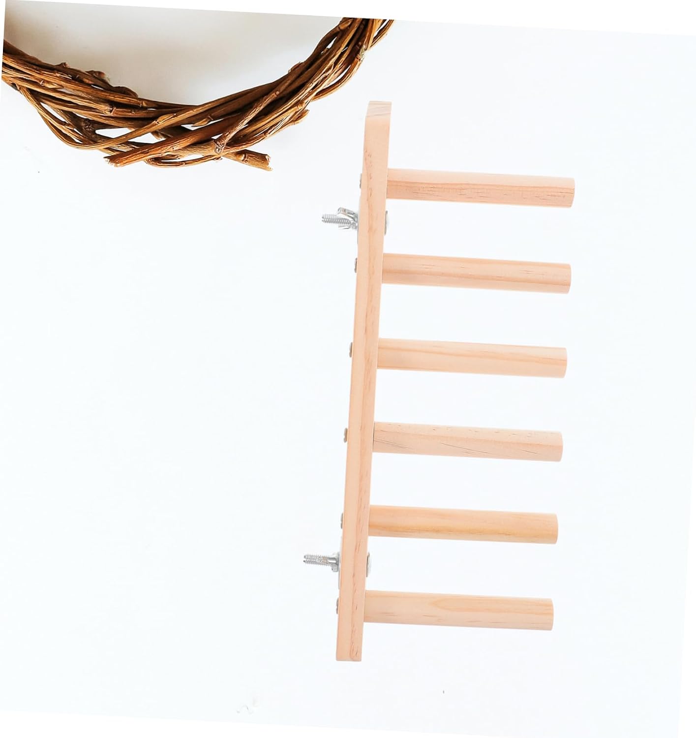 Wooden Cat Climbing Frame with Steps Wall-Mounted Cat Platform for Indoor Space-Saving Design Sturdy Construction for Exercise and Play
