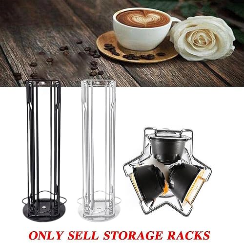 Miniatura 4 de Soporte para cápsulas de café Vertuo para 32 cápsulas de café compatible con Nespresso Vertuoline soporte Vertuo Line Organizer Carousel 360 grados