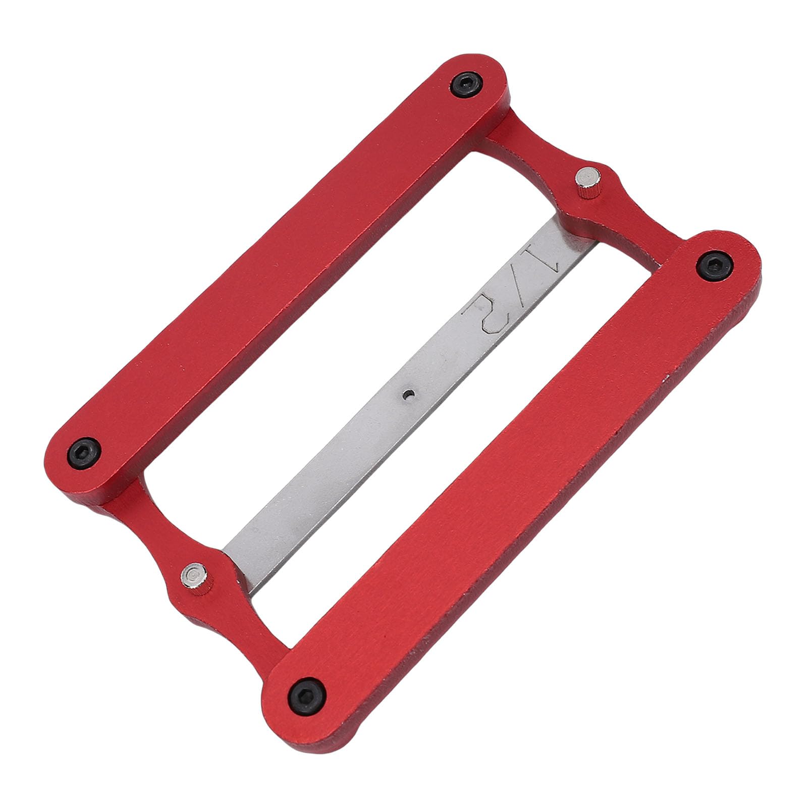Walfront Calibro di Centraggio per Falegnameria, Strumento Autocentrante | Aste in Acciaio Inox, Dima CNC di Precisione per Fori e Linee Parallele