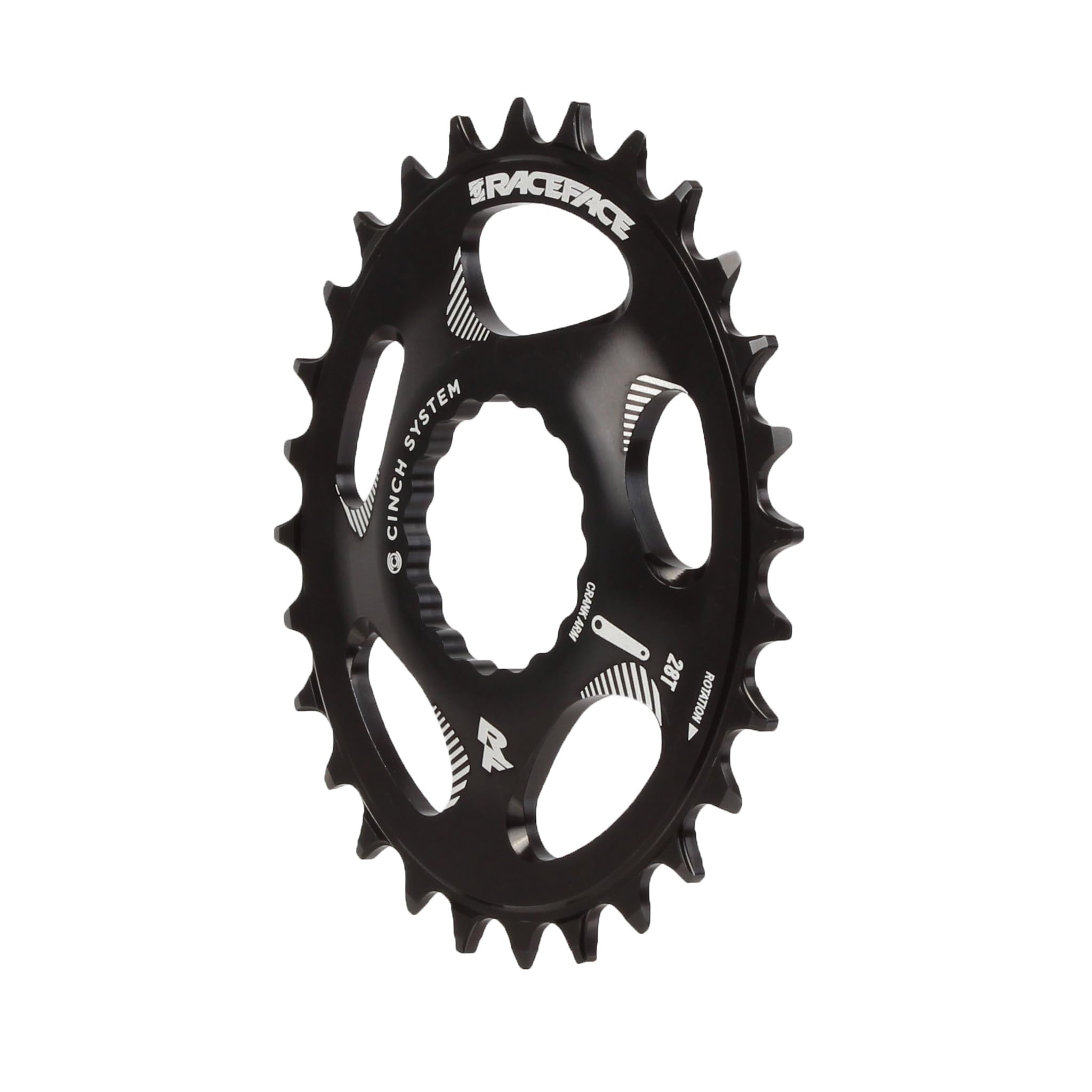 Race Face 91-5610 28 Direct Mount Oval 28T Black 10/11/12S Black 28T