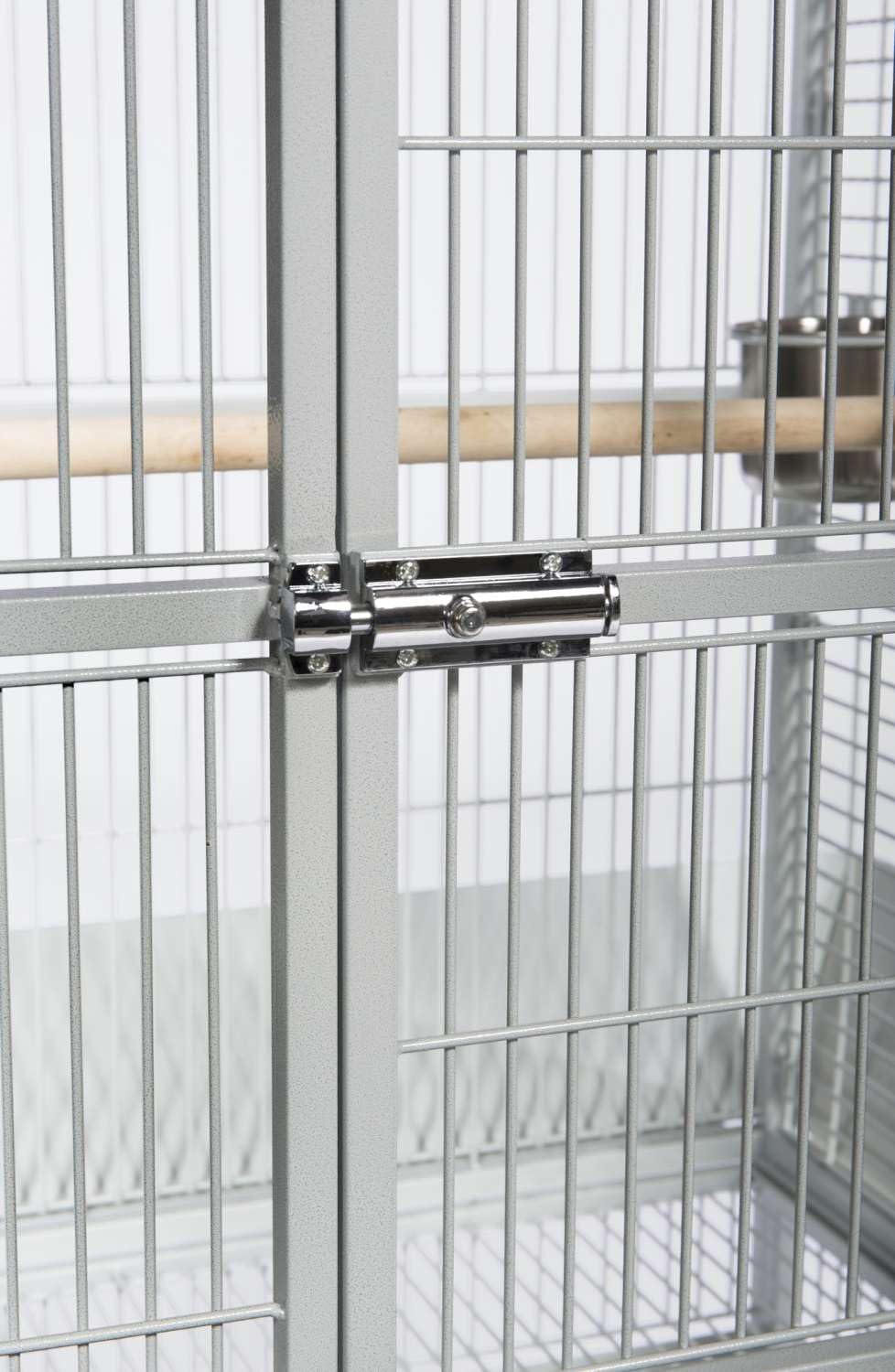 Prevue Pet Products Klatka dla ptaków z kutego żelaza Select Pewter Hammertone 3151BLK 61 cm x 50 cm