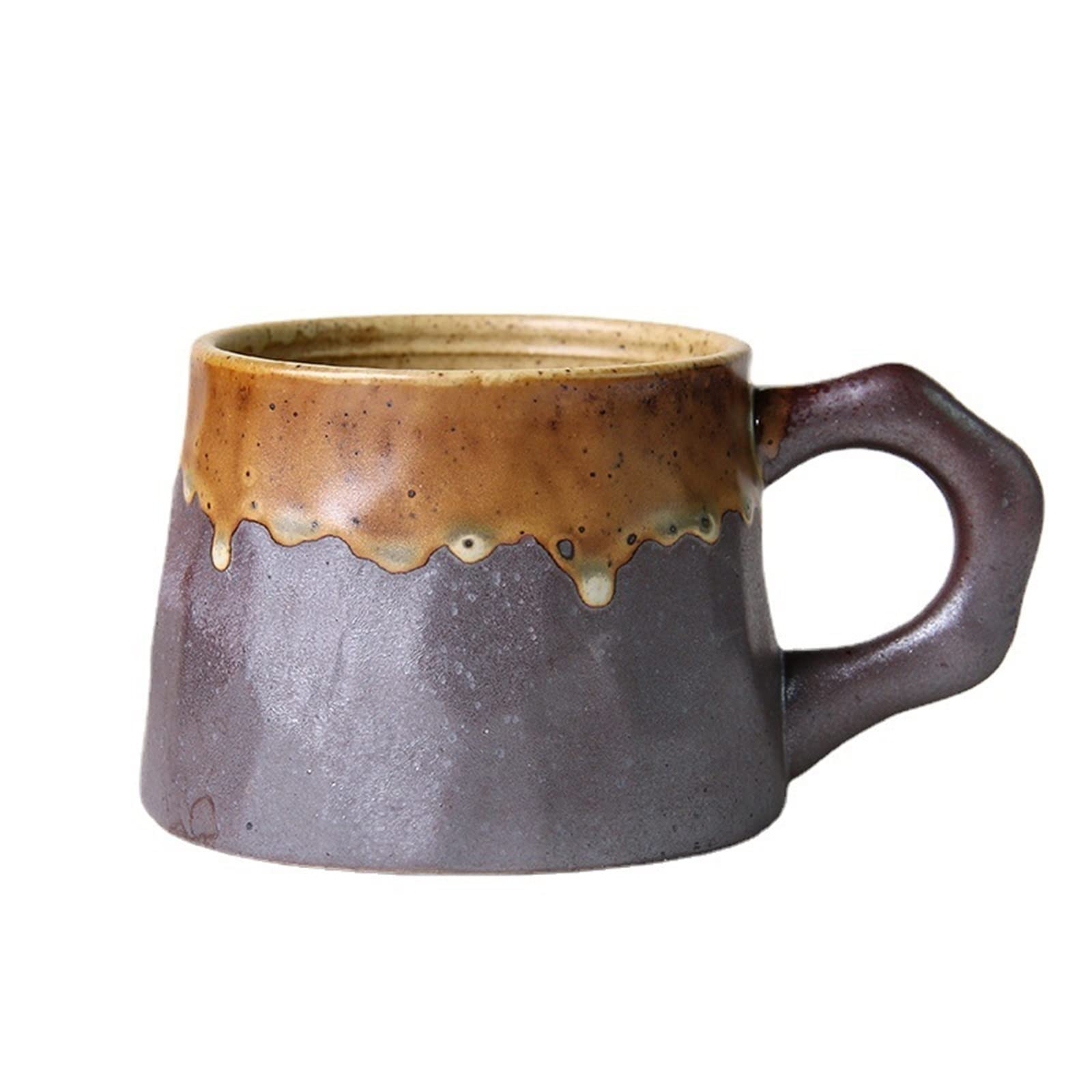 LEQURE Drinking Glass Ceramic Coffee Cup Butterfly Set Afternoon Tea Mug Souvenir Cup Stoneware Water Cup Coffee Mug