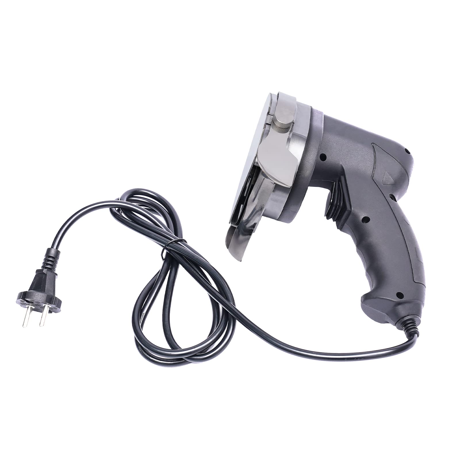 Cuchillo eléctrico giroscópico de acero inoxidable, cortador de kebabschneider 1-8 mm, grosor de corte 80 W, 220-230 V